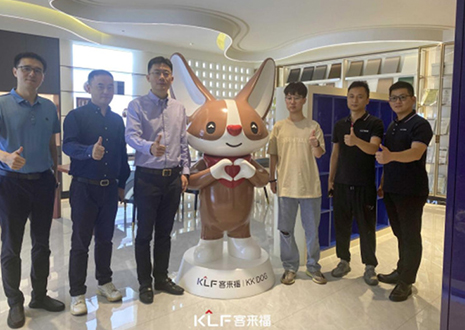 熱烈歡迎中國建博會領(lǐng)導一行蒞臨客來福智能科技股份有限公司參觀指導！