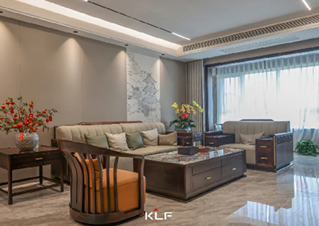 KLF全屋記 | 138㎡現(xiàn)代新中式之家，勾勒古典國風雅韻